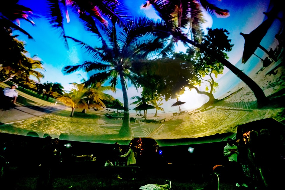 Aurora Dome at festival