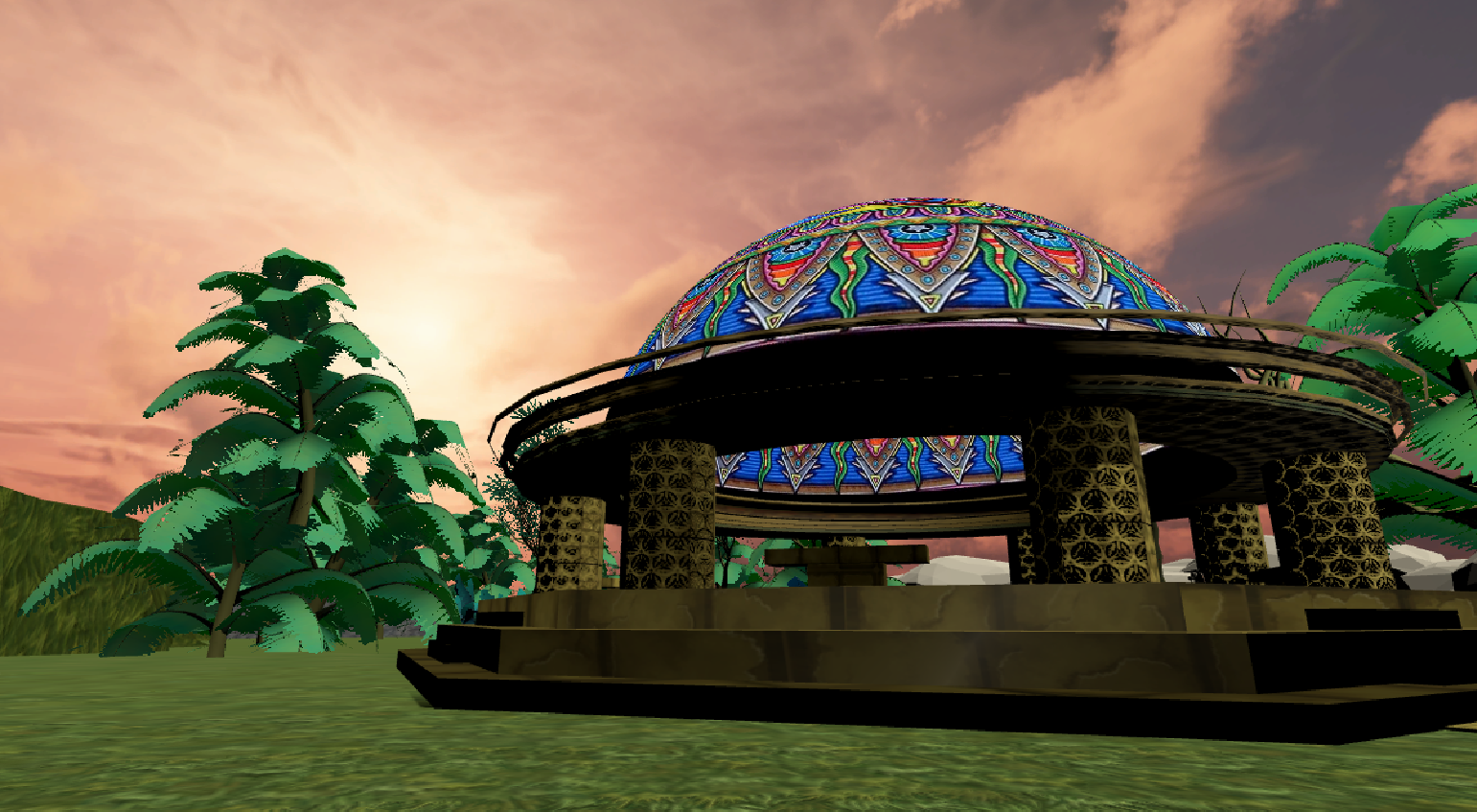 Chris Dyer VR dome environment