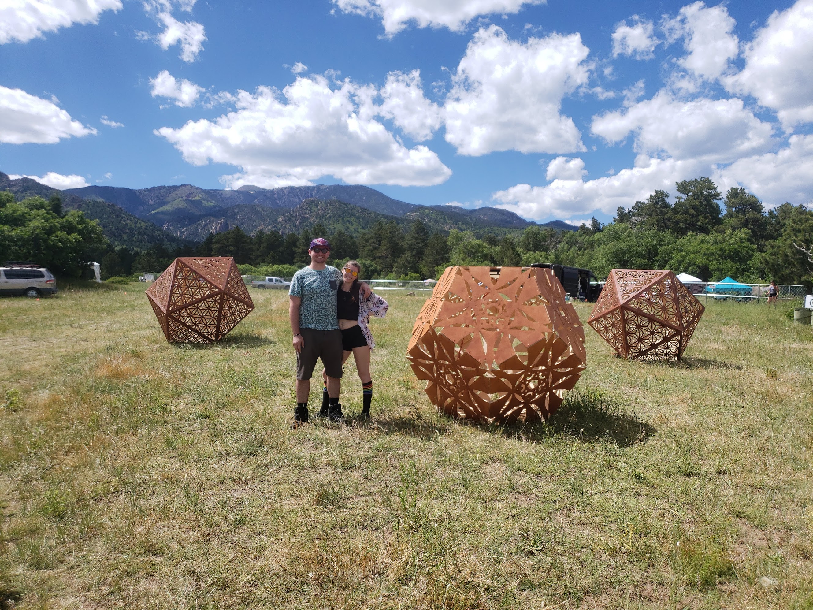 Bloom Lanterns during the day